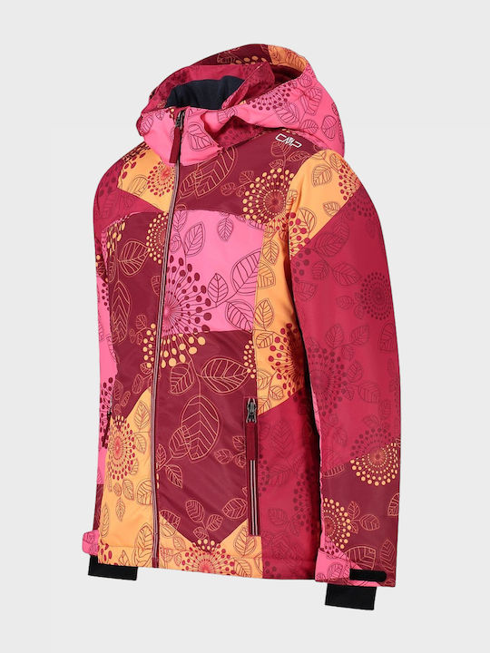Kids' Sports Jacket Windproof with Hood Pink