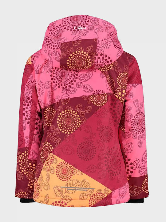 Kids' Sports Jacket Windproof with Hood Pink