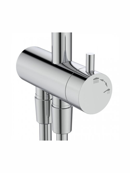 Ideal Standard Ceratherm Idealrain Shower Column without Mixer Silver