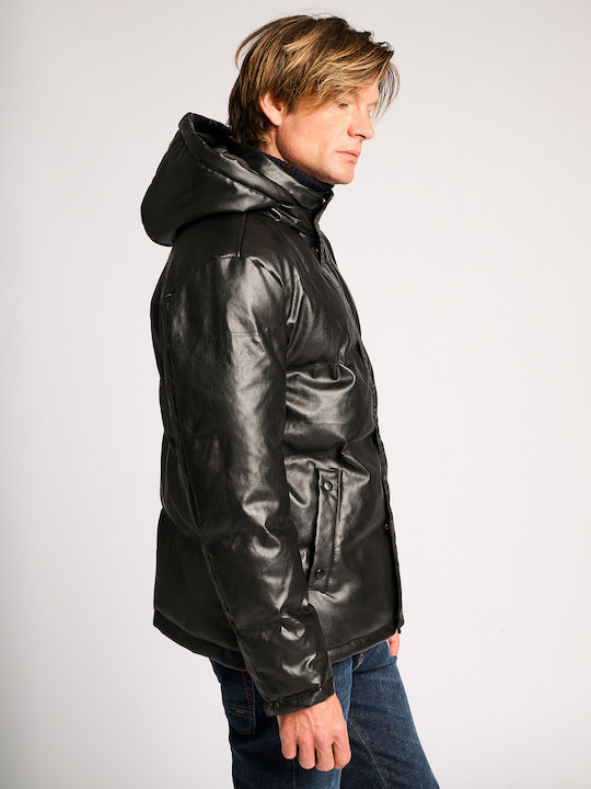 Staff Men's Winter Puffer Jacket Black