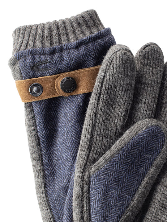 Blue Woolen Ръкавици