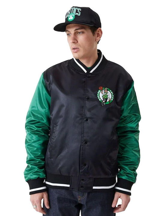 New Era Men's Winter Bomber Jacket Black