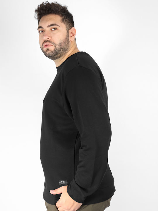 Double Men's Sweatshirt Black