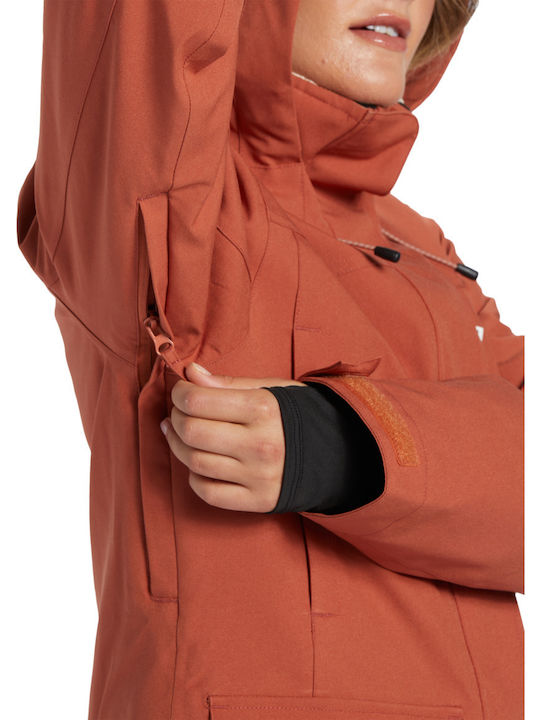 DC Phoenix ADJTJ03037-NNY0 Frauen Jacke aus für Ski & Snowboard Burgundisch