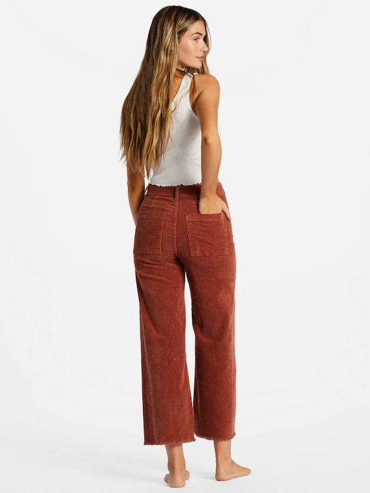 Billabong Women's Fabric Trousers Brown