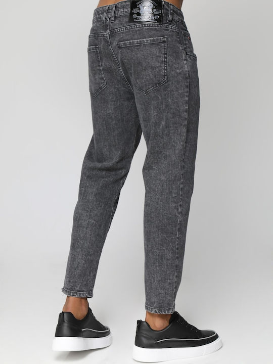 Men's Jeans Pants Elastic Black