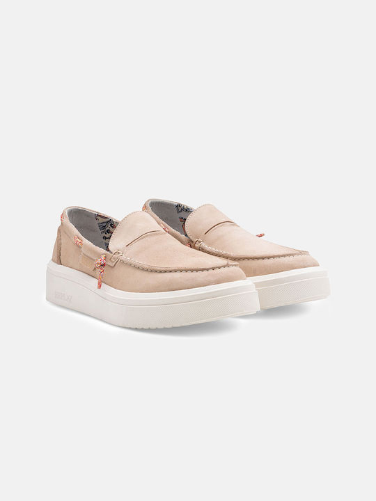 Replay Herren Slip-Ons Beige