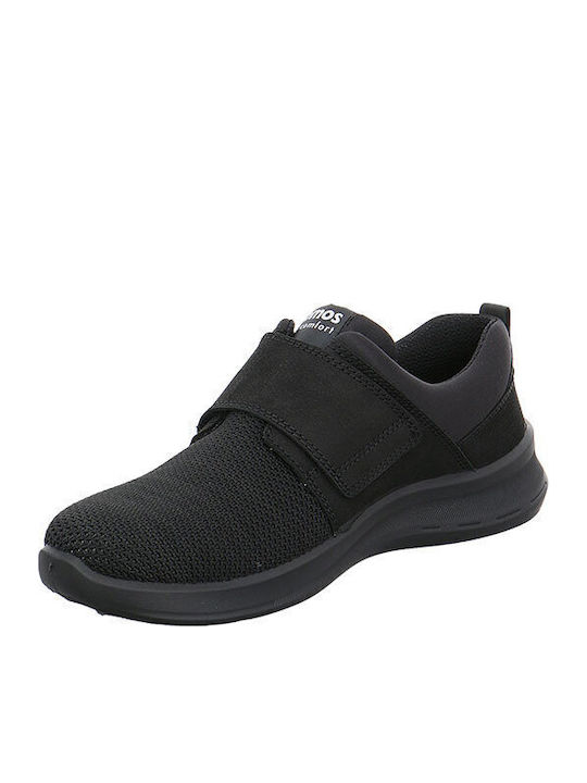 Leder Herren Freizeitschuhe Schwarz