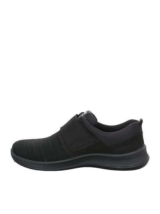 Leder Herren Freizeitschuhe Schwarz