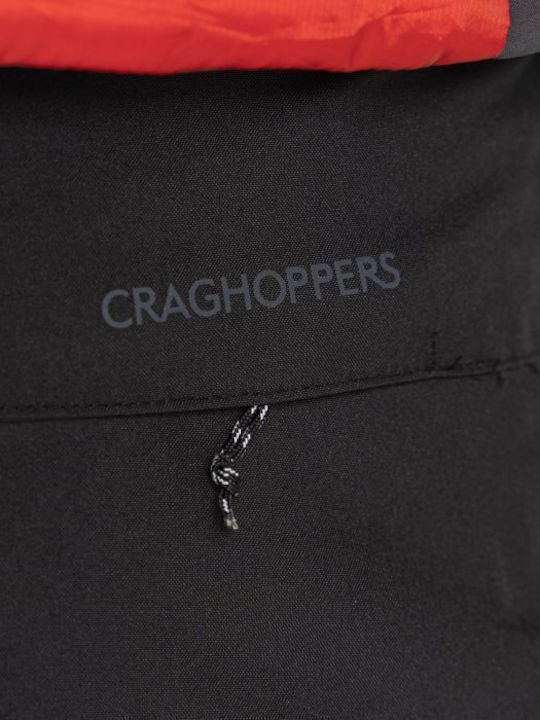 Craghoppers Steall Ii Ανδρικό Μακρύ Παντελόνι Πεζοπορίας Μαύρο