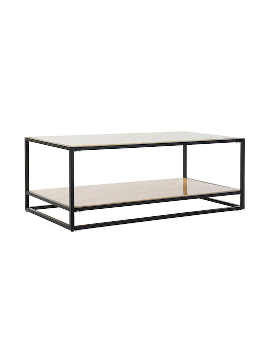 Rectangular Coffee Table Wooden White L120xW60xH45cm.