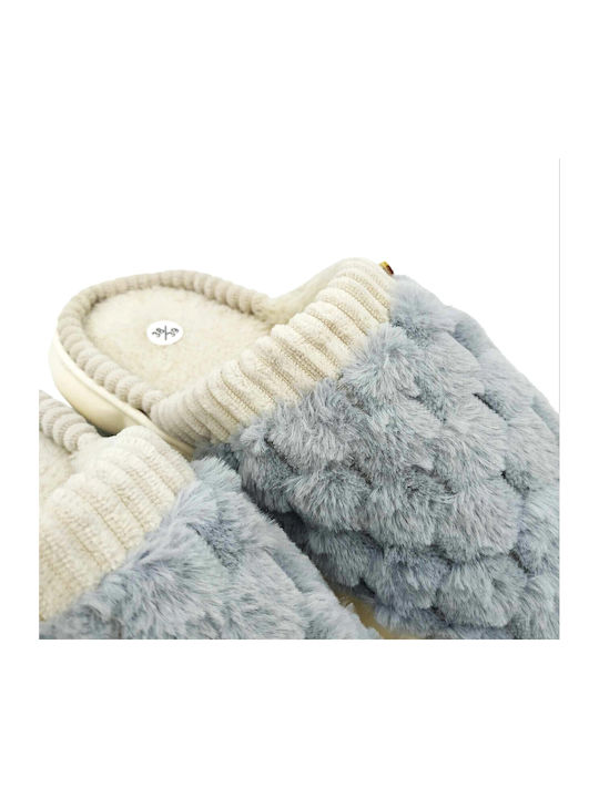Winter Women's Slippers Gray