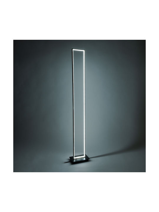 GloboStar Cornelie LED Floor Lamp H153xW26cm. with Adjustable White Light Black