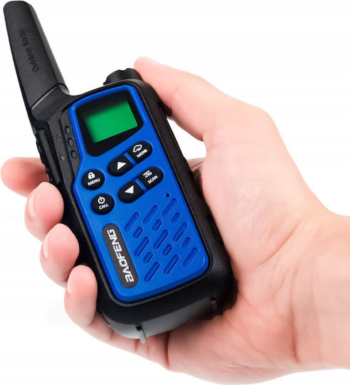 Baofeng Bf-t25e Wireless Transceiver PMR 0.5W with Monochrome Screen Dark Blue