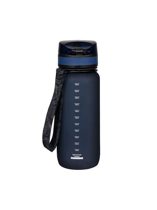 Alpinus Αθλητικό Παγούρι Πλαστικό 650ml Μπλε