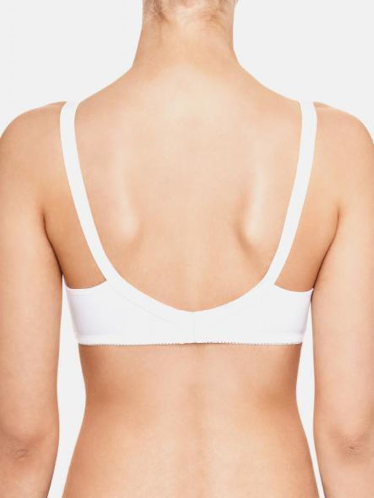 Susa Cotton Maternity & Nursing Bra with Clips White