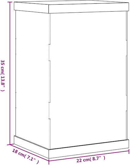 vidaXL Σταντ Προβολής Προϊόντων Π22xΒ18xΥ35cm