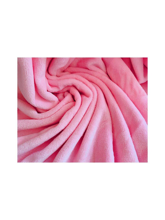 Snuggie Κουβέρτα Fleece με Μανίκια 140x200εκ. Ροζ