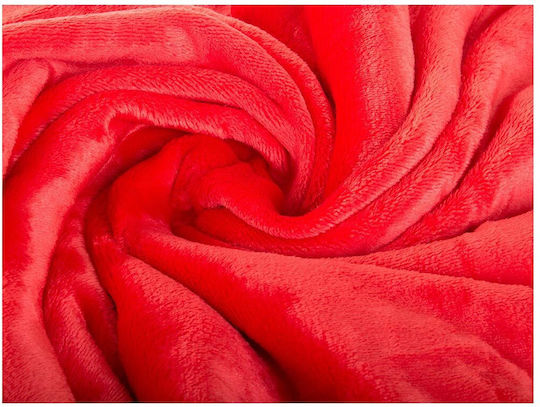 Snuggie Κουβέρτα Fleece με Μανίκια 140x200εκ. Κόκκινο