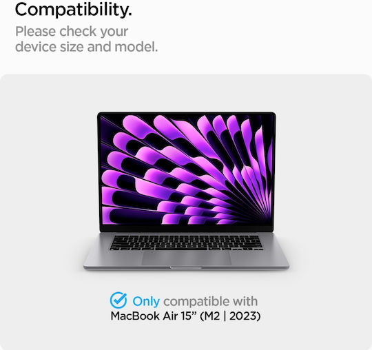 Spigen Filtru De Ecran Pentru Apple MacBook Air 15" M2 2023 Glas.tr Slim