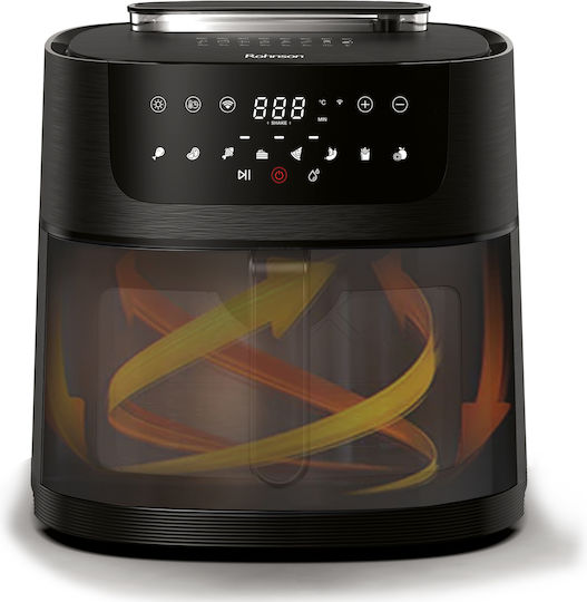 Rohnson Air Fryer with Wi-Fi 8lt Black R-2858