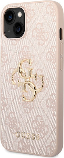 Guess Metal Logo Back Cover Plastic Roz (iPhone 15)