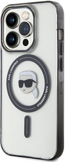 Karl Lagerfeld Karl`s Head Magsafe Back Cover Πλαστικό Διάφανο (iPhone 15)