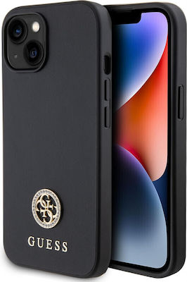 Guess Plastic Back Cover Black (iPhone 15)