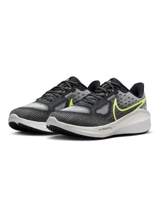 Nike Vomero 17 Ανδρικά Αθλητικά Παπούτσια Running Black / Volt / Lt Smoke Grey / White