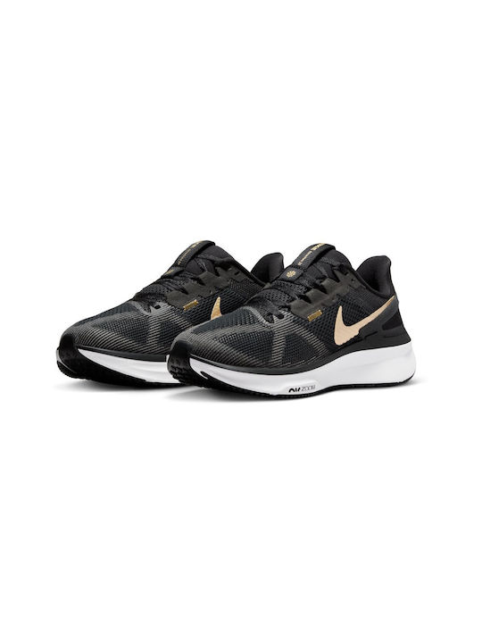 Air Zoom Structure 25 Damen Sportschuhe Laufen Schwarz