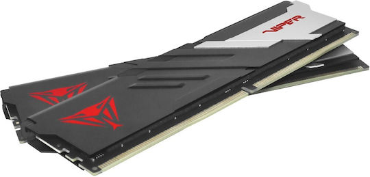 Patriot Viper Venom RGB DDR5 32GB RAM με 2x16GB Modules και Ταχύτητα 6600 για Desktop