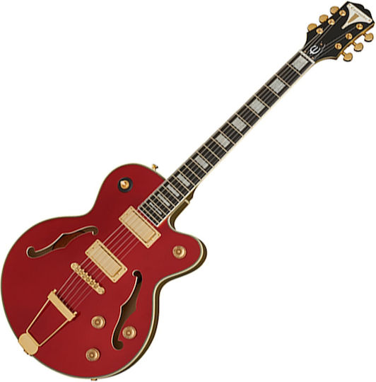 Epiphone Uptown Kat ES Electric Guitar ES with HH Pickup Configuration Red