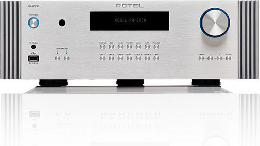 Rotel RA-6000 Integrated Hi-Fi Amplifier Stereo 350W/4Ω 200W/8Ω Silver