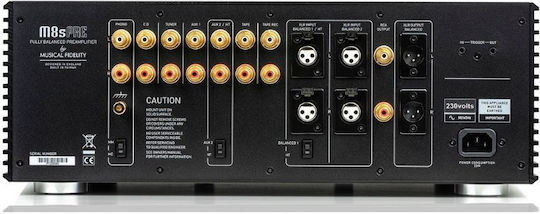 Musical Fidelity M8SPRE Προενισχυτής Hi-Fi Stereo Ασημί