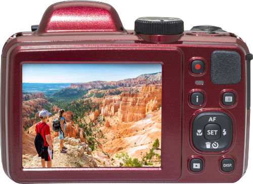 Kodak PIXPRO AZ405 Compact Φωτογραφική Μηχανή 20MP Οπτικού Ζουμ 40x με Οθόνη 2.3" και Ανάλυση Video 1280 x 720 pixels Κόκκινη