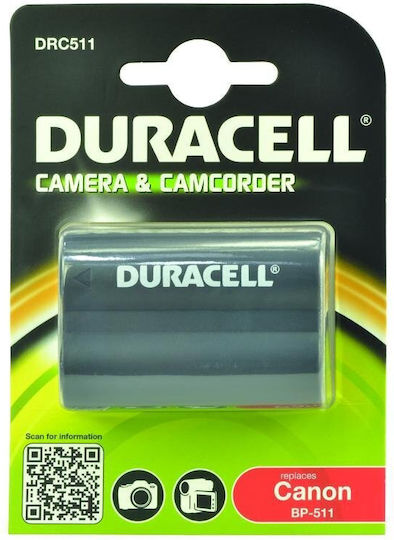 Duracell Μπαταρία Φωτογραφικής Μηχανής DRC511 for BP-511 Συμβατή με Canon