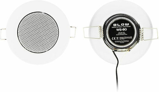 Blow WS-80 Ηχείο Οροφής 5W (Τεμάχιο) 19x8x40εκ. Λευκό