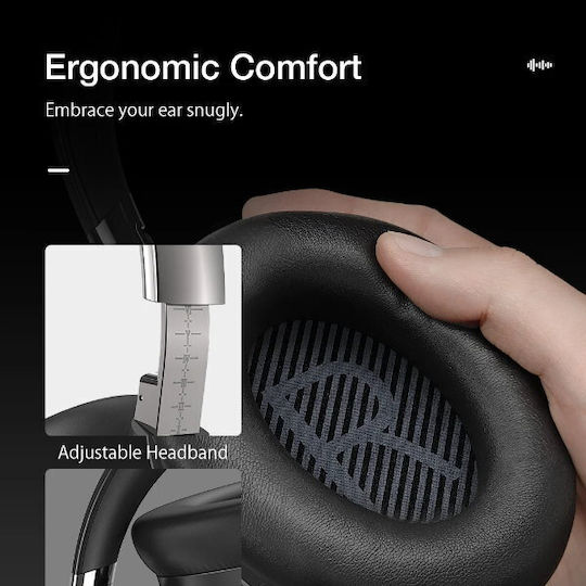 BlitzWolf BW-HP5 Fără fir / Cu fir Over Ear Căști cu 75 ore de Funcționare Negre
