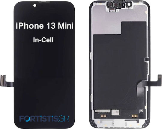 Οθόνη In-Cell mit Touch-Mechanismus für iPhone 13 Mini (Schwarz)