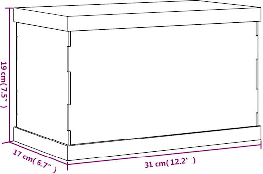 vidaXL Product Display Stand W31xD17xH19cm