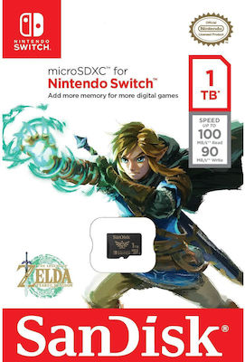 Sandisk Nintendo Switch Zelda Edition microSDXC 1TB Class 10 U3 UHS-I