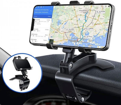 Mobile Phone Holder Car for the Sunshade with Clip-Peg Black