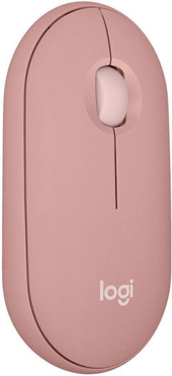 Logitech Pebble M350s Ασύρματο Bluetooth Ποντίκι Rose
