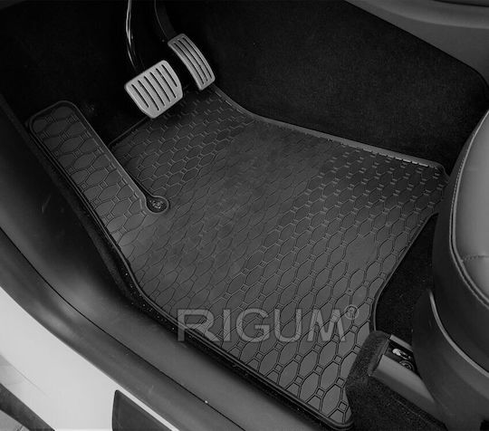 Rigum Σετ Μπροστινά και Πίσω Πατάκια 4τμχ Tesla Model Y 2021+ Μαύρα