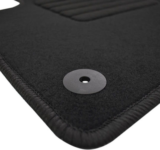 Rigum Set of Front and Rear Mats 4pcs for Alfa Romeo Giulia 2016 2021 Black