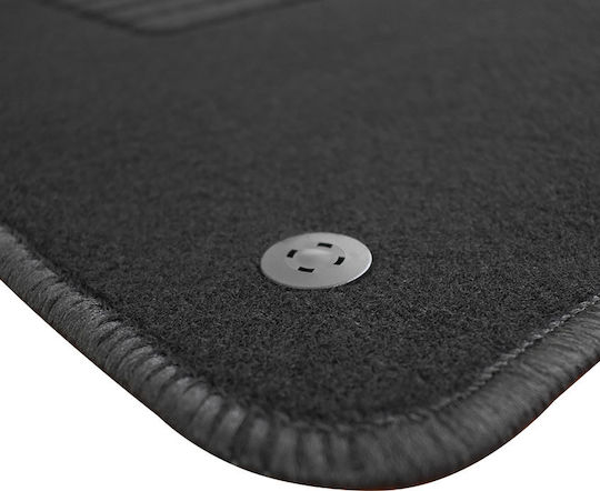 Rigum Set of Front and Rear Mats 4pcs for Fiat Croma 2005+ Black