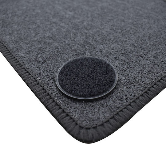 Rigum Set of Front and Rear Mats 4pcs for BMW X3 2018+ Black