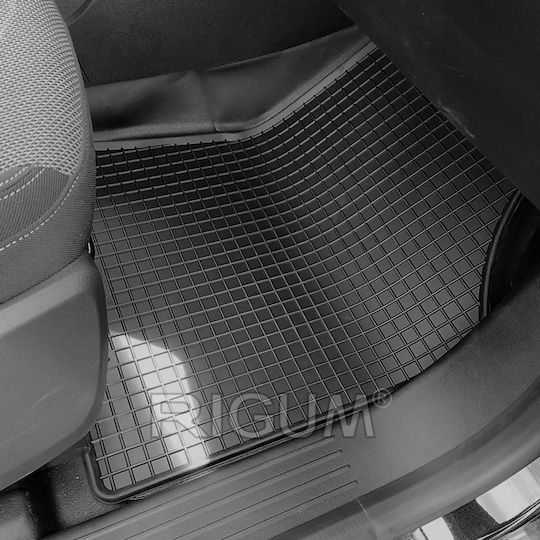 Rigum Front Mats 2pcs Tray Type for Mercedes-Benz Citan 2021+ Black