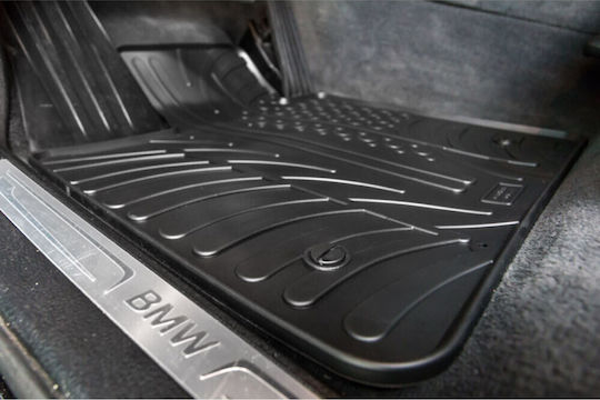 Gledring Σετ Μπροστινά και Πίσω Πατάκια 4τμχ για Volkswagen Tiguan 2007-2016 Μαύρα