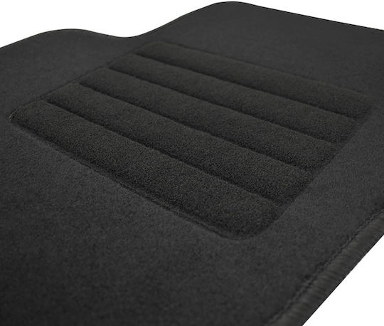 Rigum Set of Front and Rear Mats 4pcs for Alfa Romeo Stelvio 2017+ Black